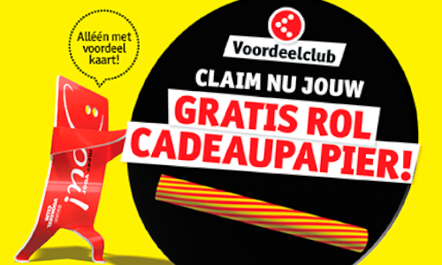 Gratis rol inpakpapier